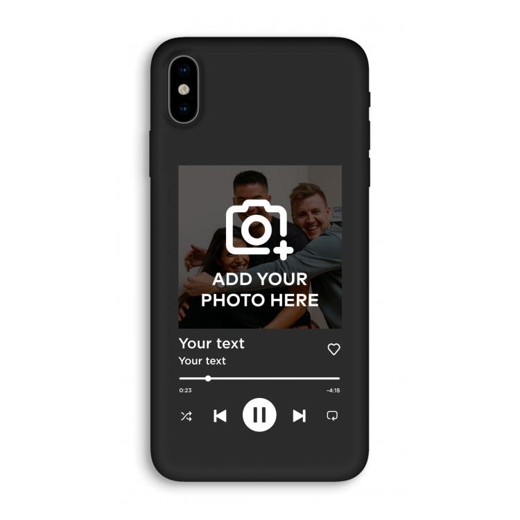 Music Player: iPhone X Biologisch afbreekbaar hoesje
