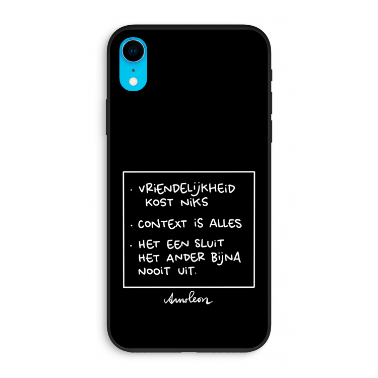 Mijn Motto's: iPhone XR Biologisch afbreekbaar hoesje