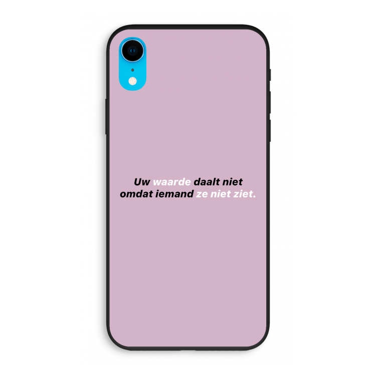 uw waarde daalt niet: iPhone XR Biologisch afbreekbaar hoesje