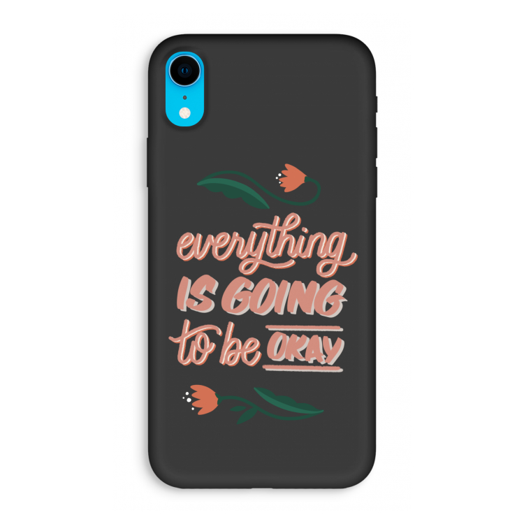 Optimistic flower girl: iPhone XR Biologisch afbreekbaar hoesje