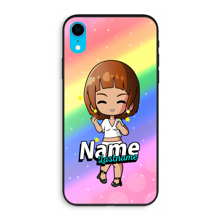 Chibi Maker vrouw: iPhone XR Biologisch afbreekbaar hoesje