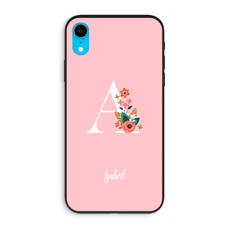 Pink Bouquet: iPhone XR Biologisch afbreekbaar hoesje