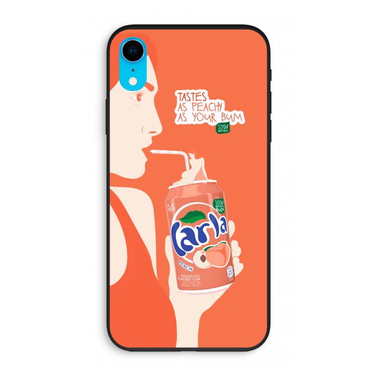 Peach please!: iPhone XR Biologisch afbreekbaar hoesje