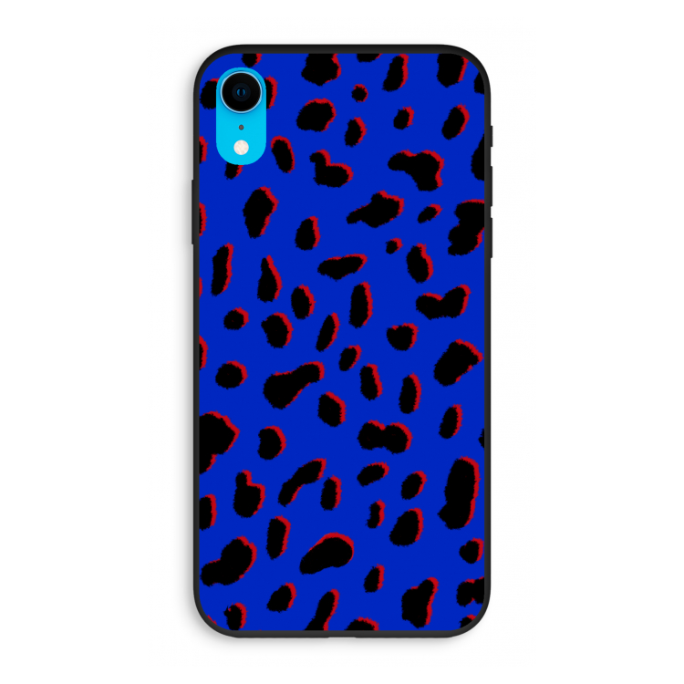 Blue Leopard: iPhone XR Biologisch afbreekbaar hoesje