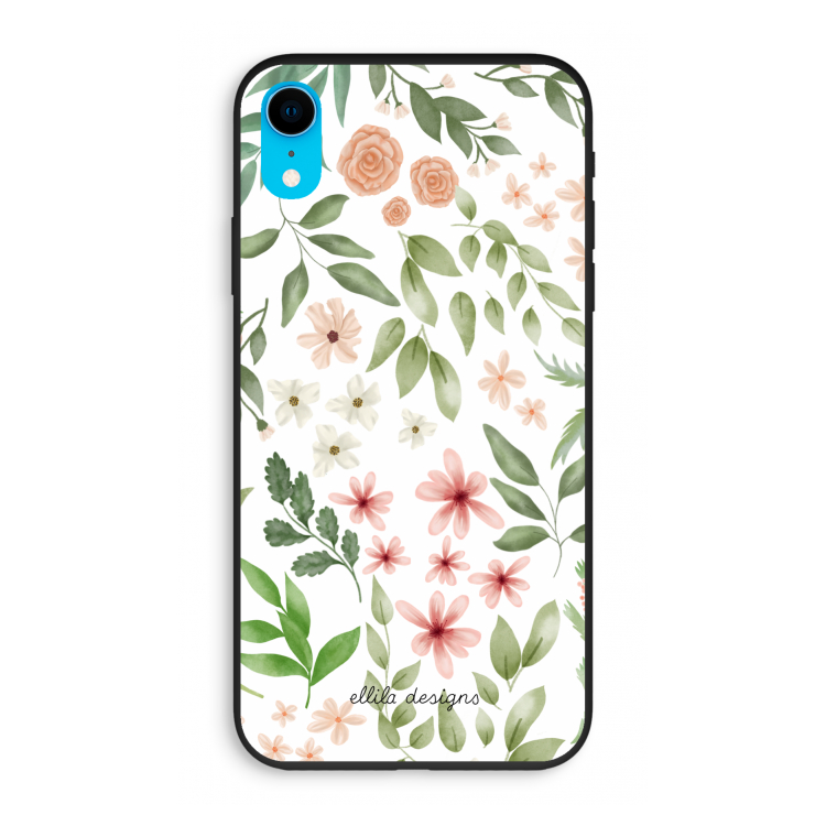 Botanical sweet flower heaven: iPhone XR Biologisch afbreekbaar hoesje