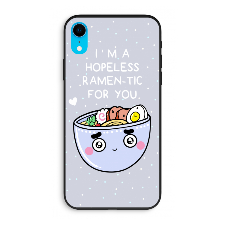 I'm A Hopeless Ramen-Tic For You: iPhone XR Biologisch afbreekbaar hoesje