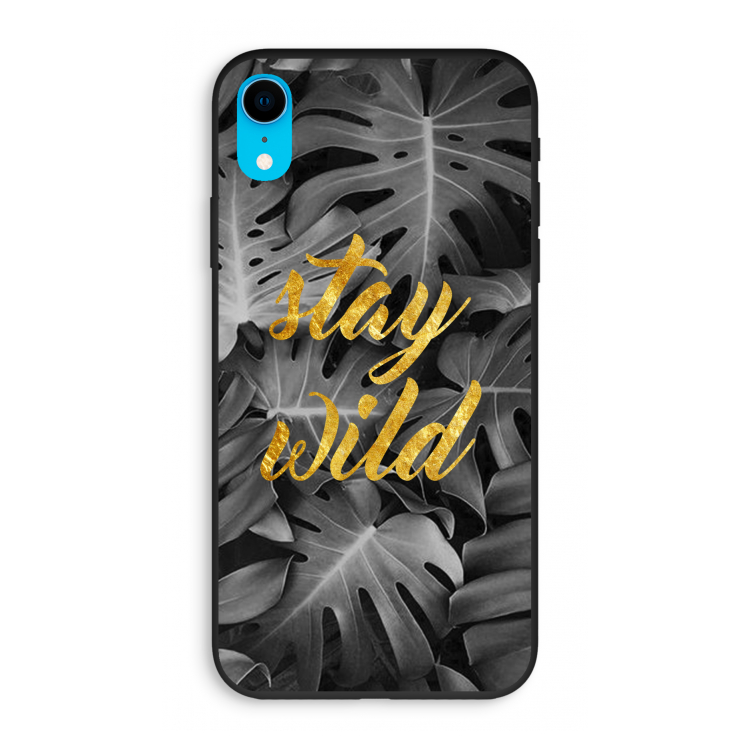Stay wild: iPhone XR Biologisch afbreekbaar hoesje