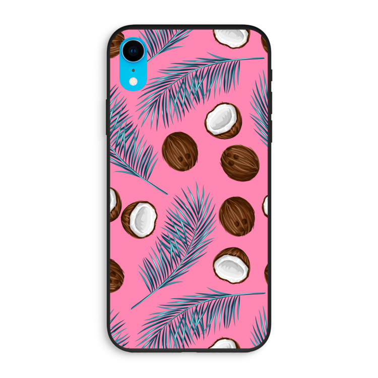 Kokosnoot roze: iPhone XR Biologisch afbreekbaar hoesje