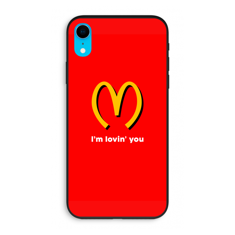 I'm lovin' you: iPhone XR Biologisch afbreekbaar hoesje