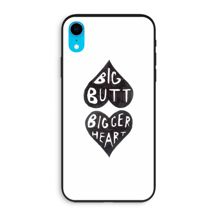 Big butt bigger heart: iPhone XR Biologisch afbreekbaar hoesje
