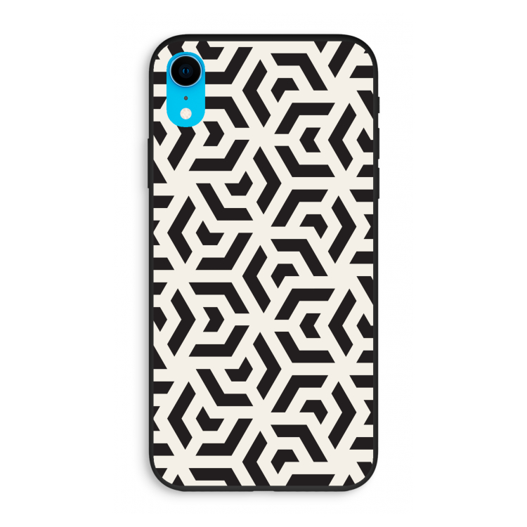 Crazy pattern: iPhone XR Biologisch afbreekbaar hoesje