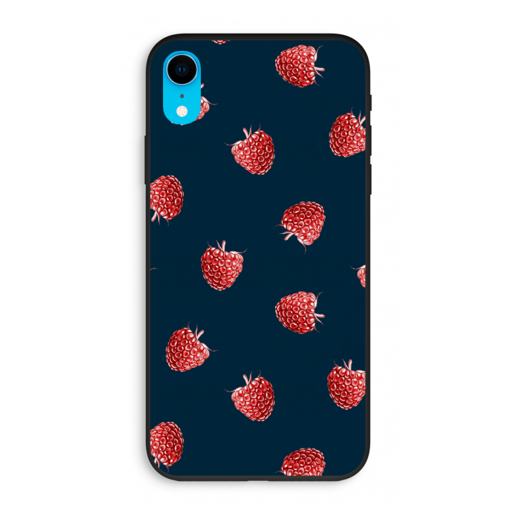 Framboosjes: iPhone XR Biologisch afbreekbaar hoesje