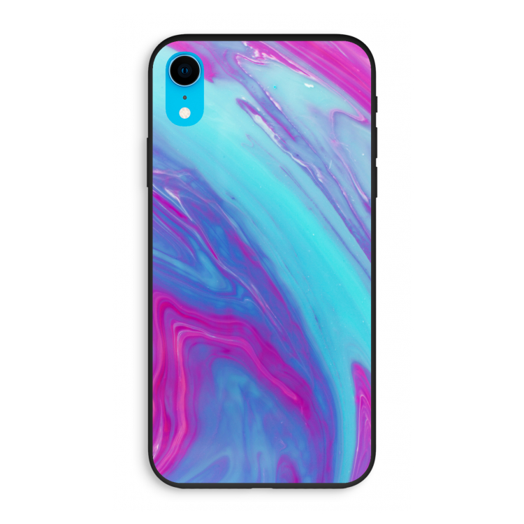 Zweverige regenboog: iPhone XR Biologisch afbreekbaar hoesje