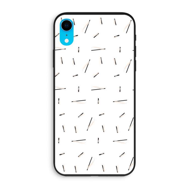 Hipster stripes: iPhone XR Biologisch afbreekbaar hoesje