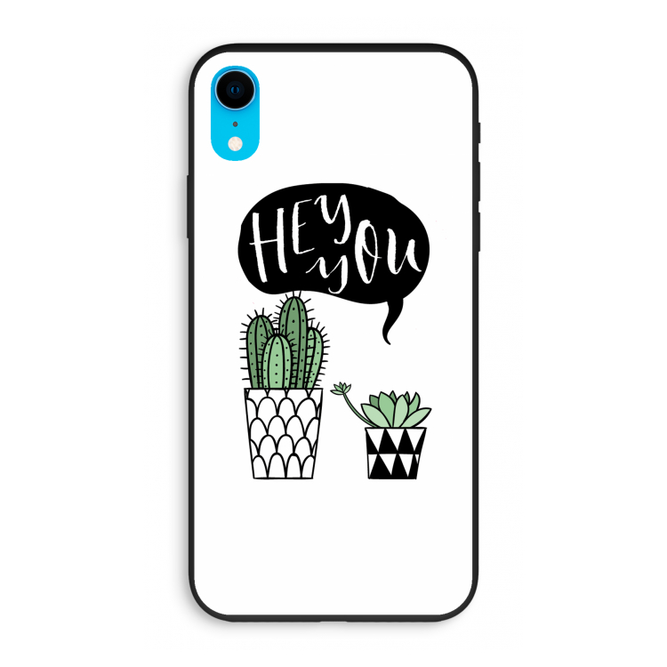 Hey you cactus: iPhone XR Biologisch afbreekbaar hoesje