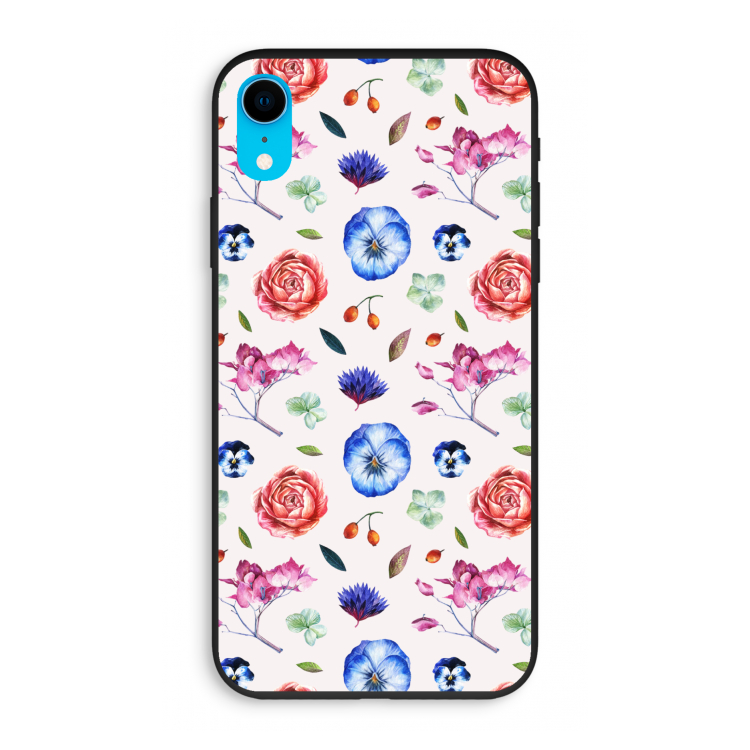 Bloemetjes: iPhone XR Biologisch afbreekbaar hoesje