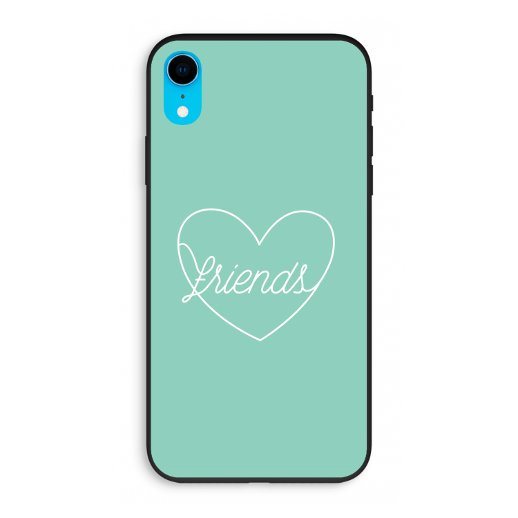 Friends heart pastel: iPhone XR Biologisch afbreekbaar hoesje