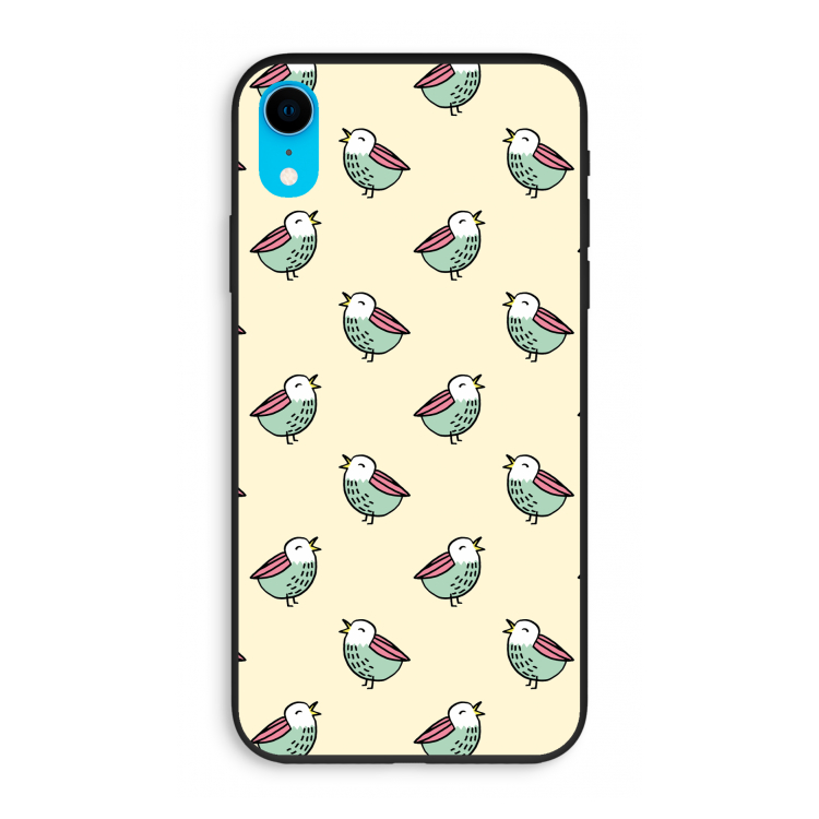Vogeltjes: iPhone XR Biologisch afbreekbaar hoesje
