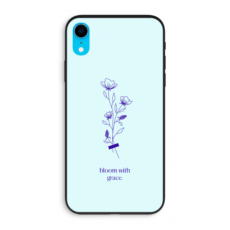 Bloom with grace: iPhone XR Biologisch afbreekbaar hoesje