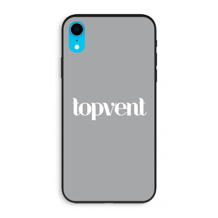 Topvent Grijs Wit: iPhone XR Biologisch afbreekbaar hoesje