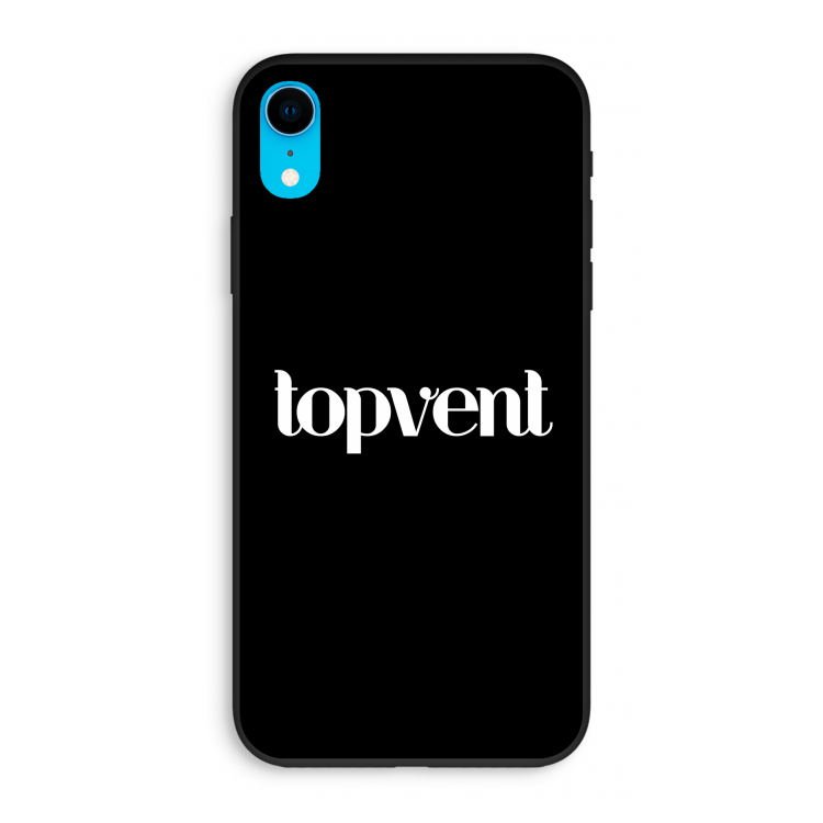 Topvent Zwart: iPhone XR Biologisch afbreekbaar hoesje