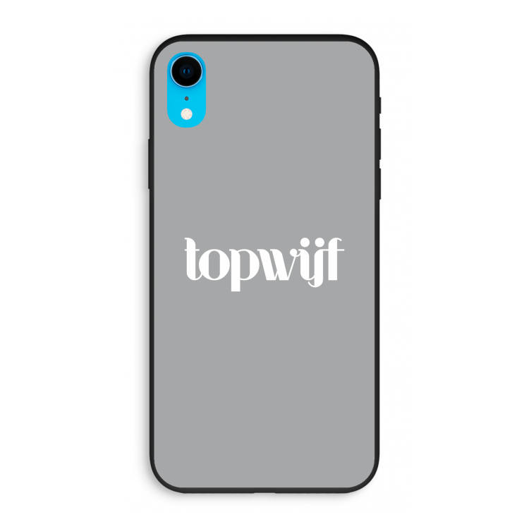 Topwijf Grijs Wit: iPhone XR Biologisch afbreekbaar hoesje