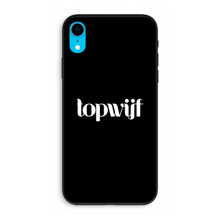 Topwijf Zwart: iPhone XR Biologisch afbreekbaar hoesje