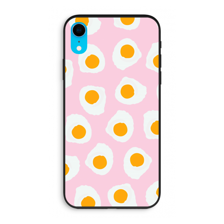 Dancing eggs: iPhone XR Biologisch afbreekbaar hoesje