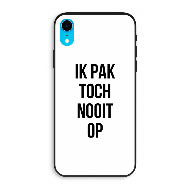 Ik pak nooit op: iPhone XR Biologisch afbreekbaar hoesje