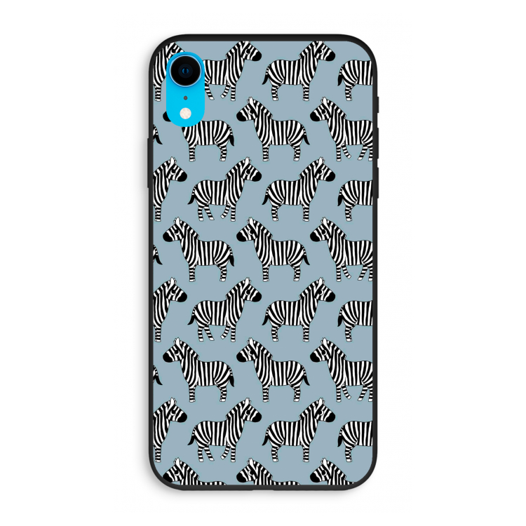 Zebra: iPhone XR Biologisch afbreekbaar hoesje