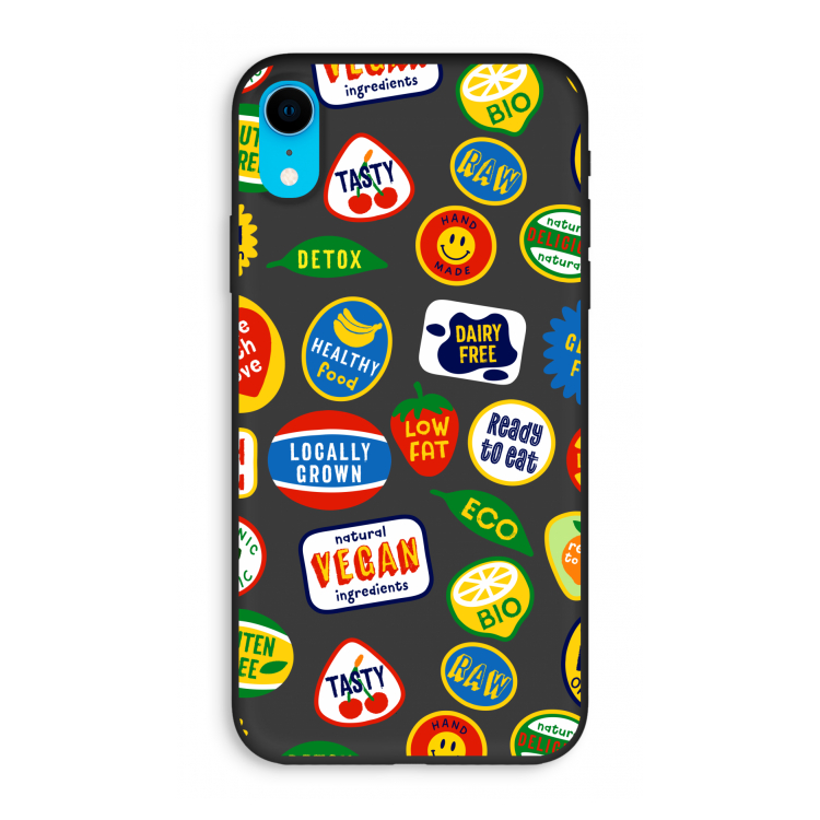 Fruitsticker: iPhone XR Biologisch afbreekbaar hoesje