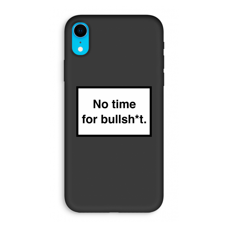 No time: iPhone XR Biologisch afbreekbaar hoesje