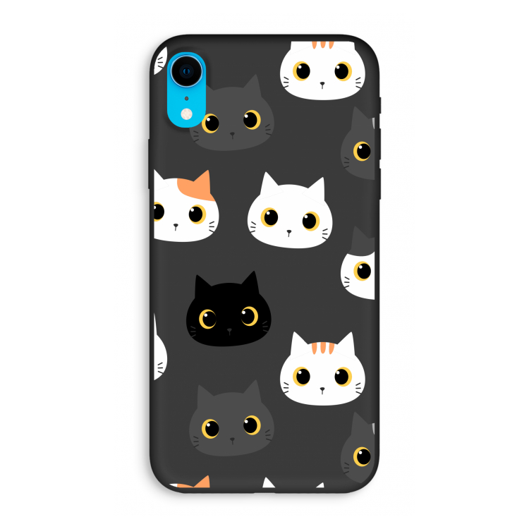 Katten: iPhone XR Biologisch afbreekbaar hoesje
