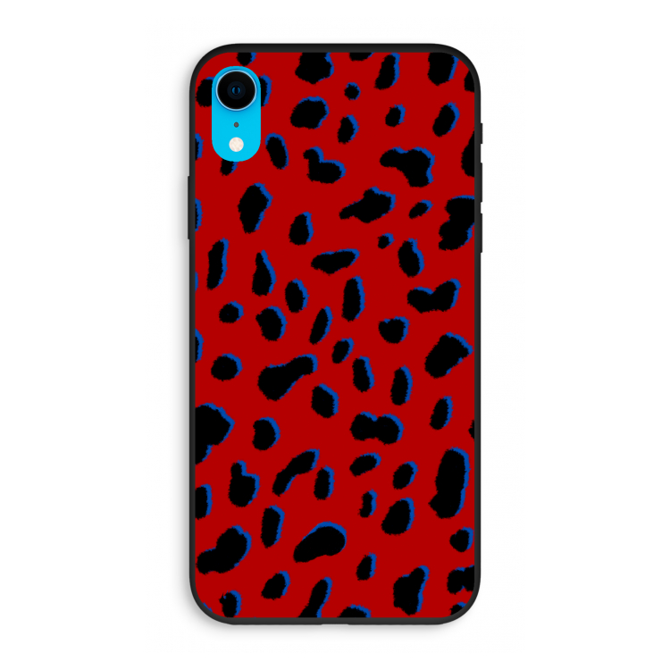 Red Leopard: iPhone XR Biologisch afbreekbaar hoesje