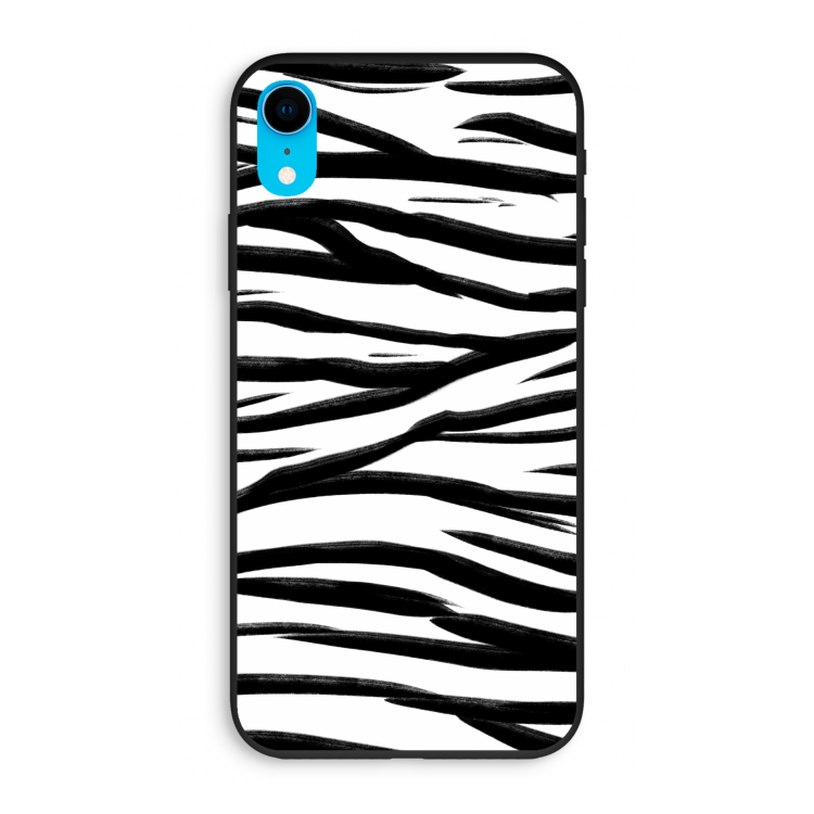Zebra pattern: iPhone XR Biologisch afbreekbaar hoesje