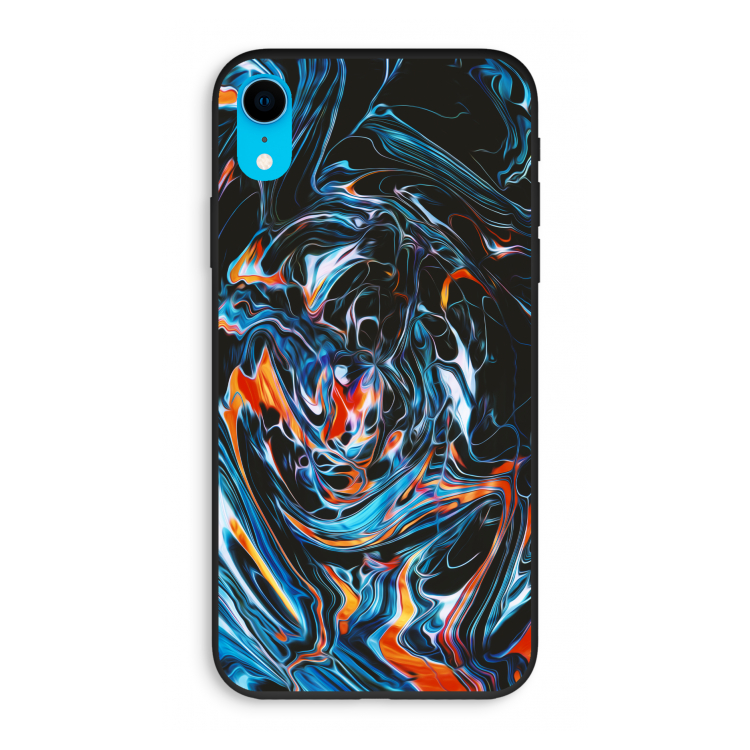 Black Unicorn: iPhone XR Biologisch afbreekbaar hoesje