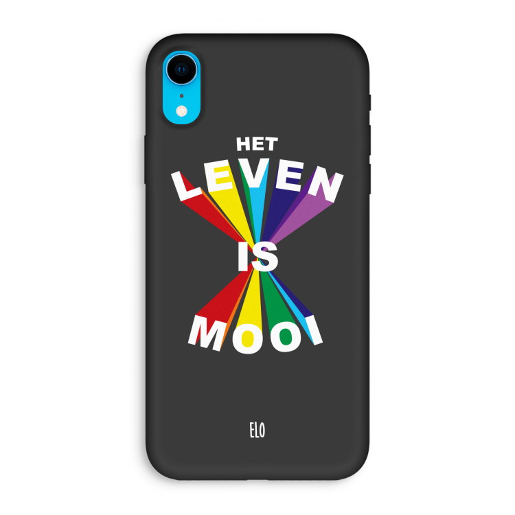 Het Leven Is Mooi: iPhone XR Biologisch afbreekbaar hoesje