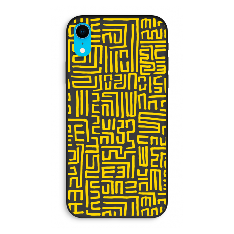 Majorelle Blue Print: iPhone XR Biologisch afbreekbaar hoesje