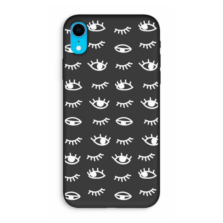 Eye pattern #3: iPhone XR Biologisch afbreekbaar hoesje