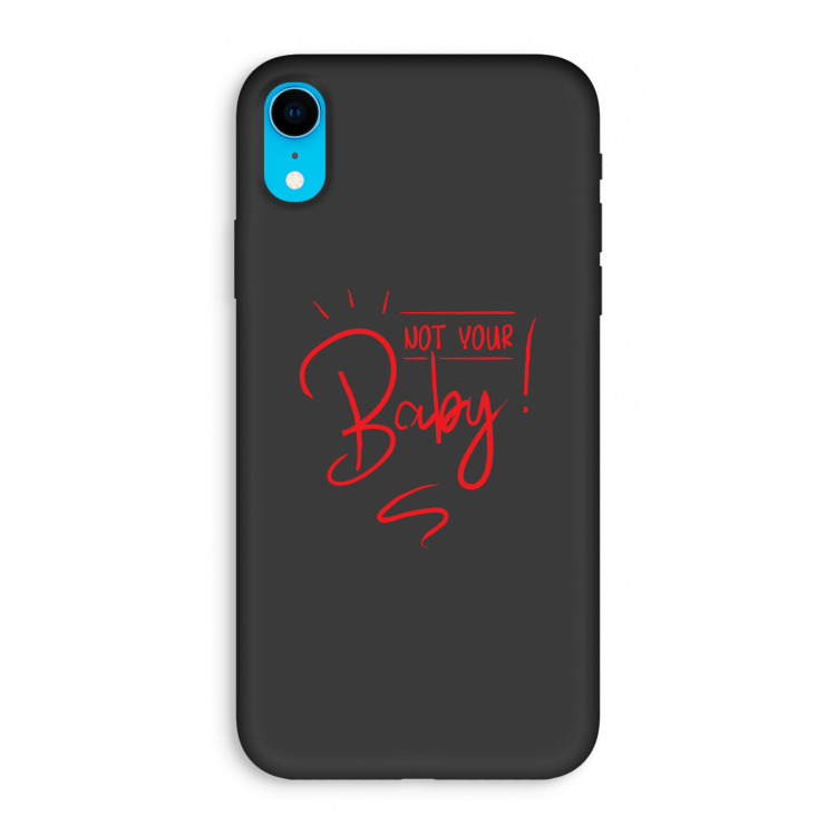 Not Your Baby: iPhone XR Biologisch afbreekbaar hoesje