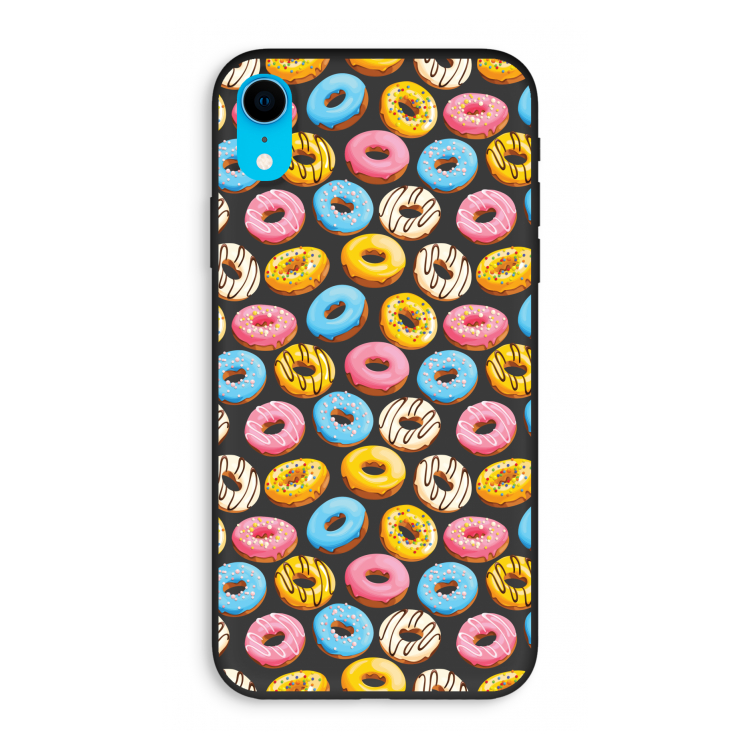 Pink donuts: iPhone XR Biologisch afbreekbaar hoesje