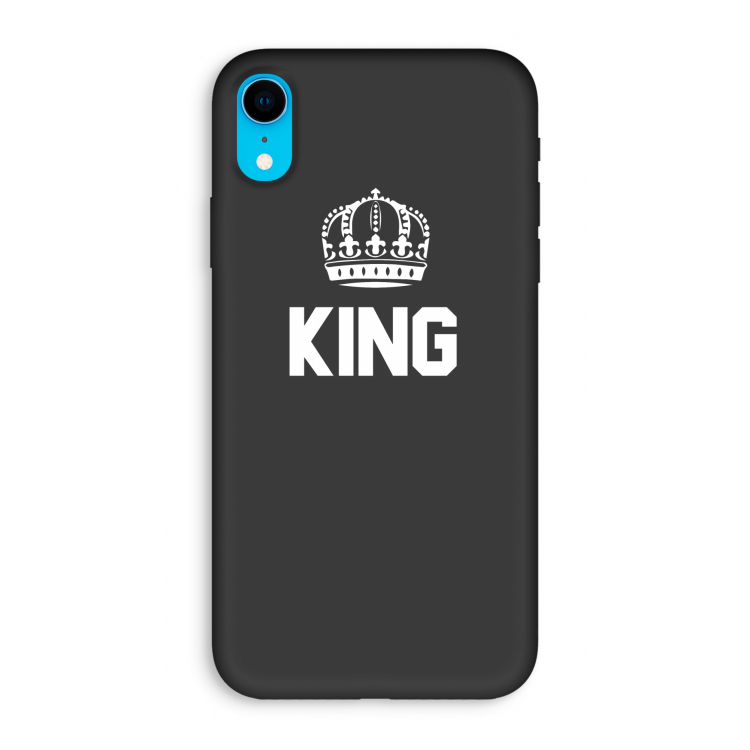 King zwart: iPhone XR Biologisch afbreekbaar hoesje