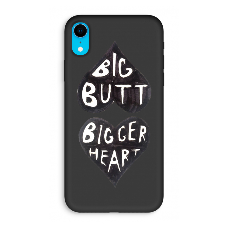 Big butt bigger heart: iPhone XR Biologisch afbreekbaar hoesje