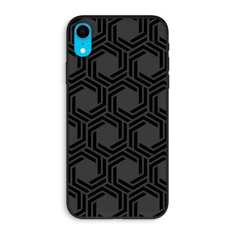 Geometrisch patroon: iPhone XR Biologisch afbreekbaar hoesje