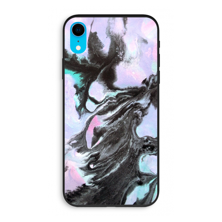 Pastel zwart: iPhone XR Biologisch afbreekbaar hoesje