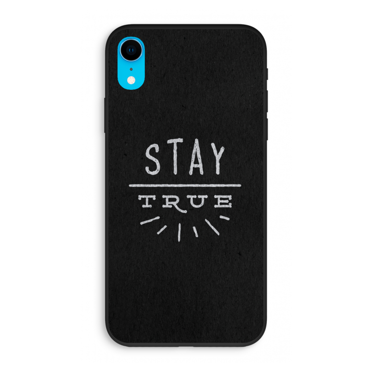 Stay true: iPhone XR Biologisch afbreekbaar hoesje