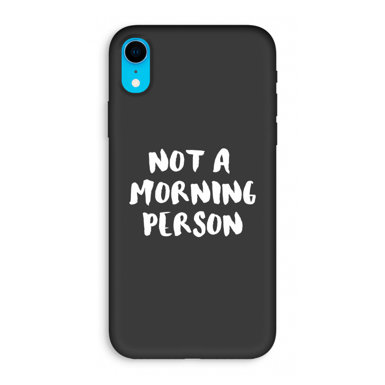 Morning person: iPhone XR Biologisch afbreekbaar hoesje