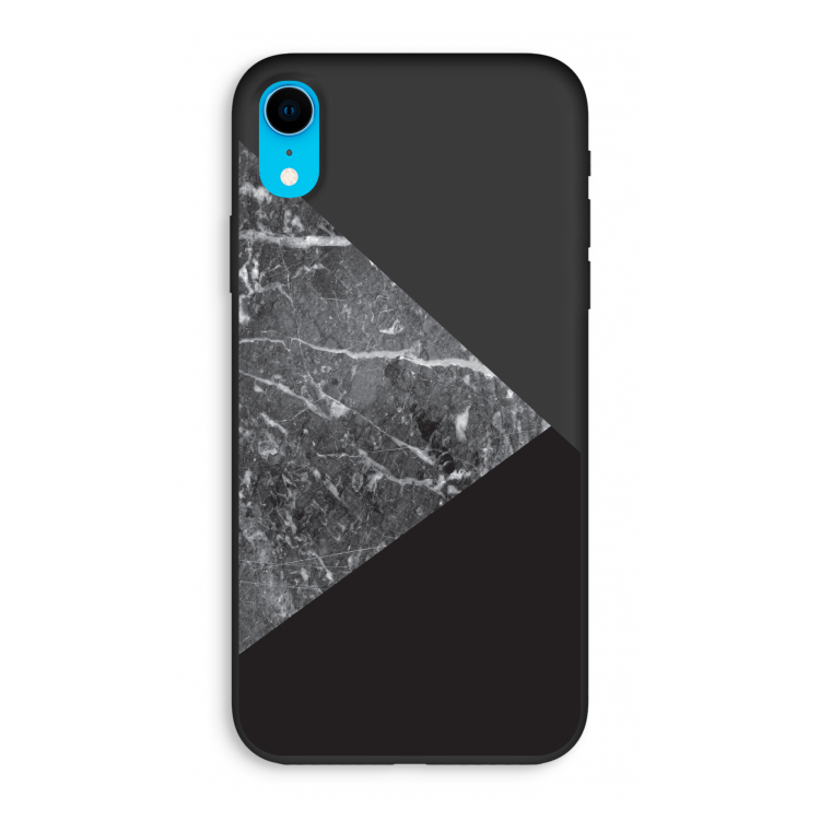 Combinatie marmer: iPhone XR Biologisch afbreekbaar hoesje