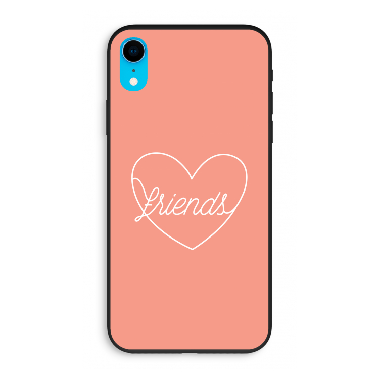 Friends heart: iPhone XR Biologisch afbreekbaar hoesje