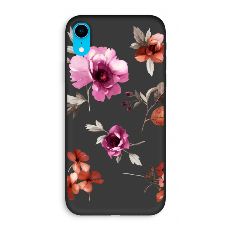 Geschilderde bloemen: iPhone XR Biologisch afbreekbaar hoesje